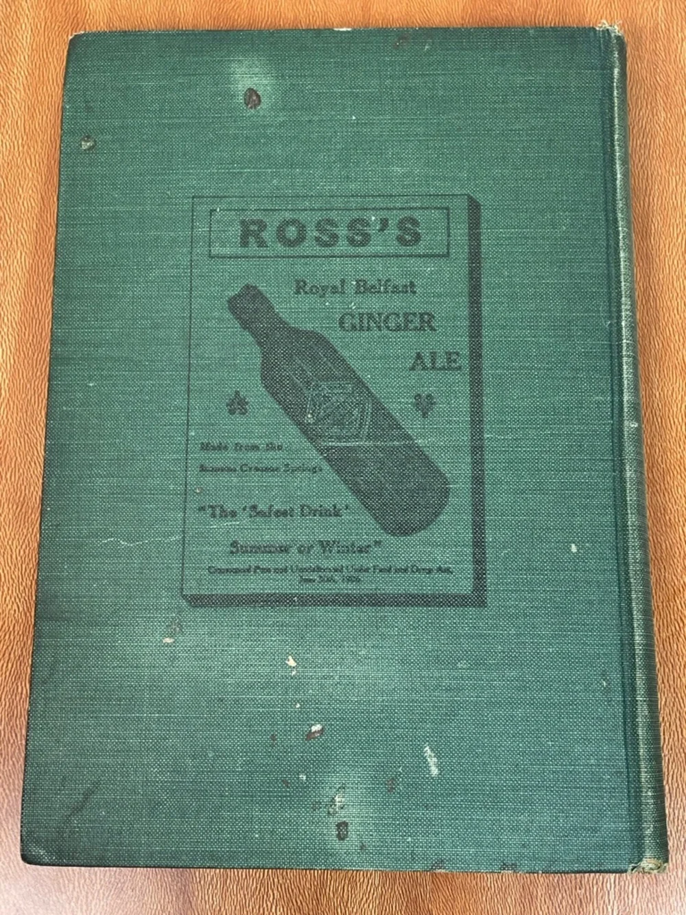 The New Lucile Cook Book 1906 Green Antique Acker Merrall Condit Co.